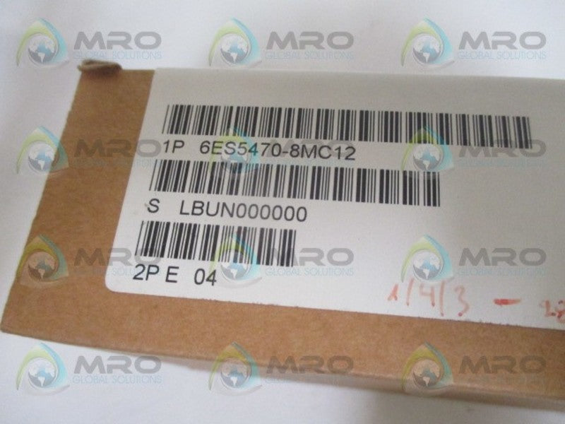 SIEMENS SIMATIC 6ES5470-8MC12 ANALOG OUTPUT MODULE *FACTORY SEALED*