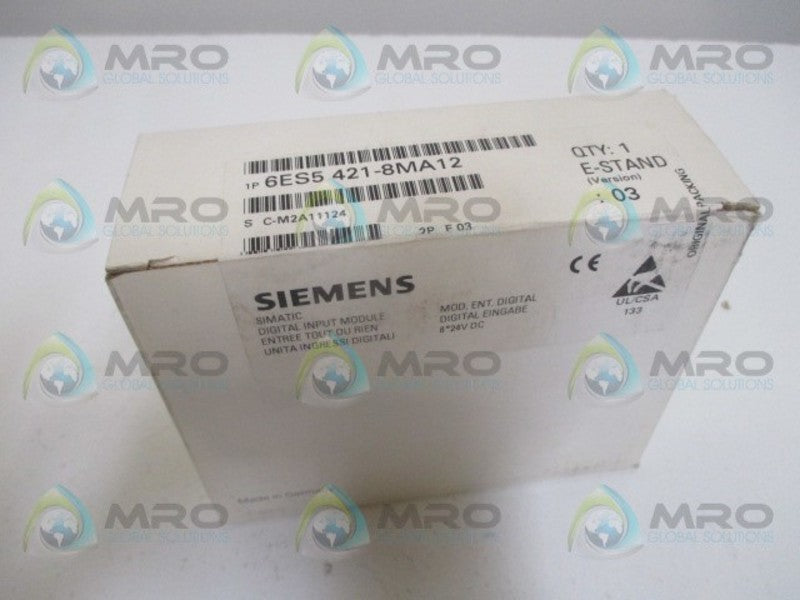 SIEMENS SIMATIC S5 6ES5421-8MA12 DIGITAL INPUT MODULE *NEW IN BOX*