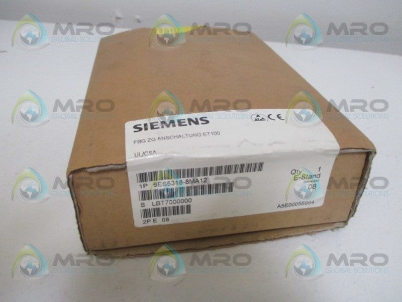 SIEMENS 6ES5318-8MA12 ET100U IM318 I/F MODULE  NSFS