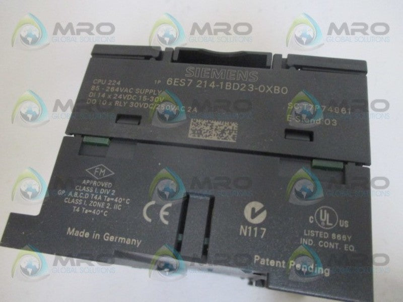SIEMENS SIMATIC S7-200 6ES7214-1BD23-0XB0 CPU MODULE *NEW IN BOX*