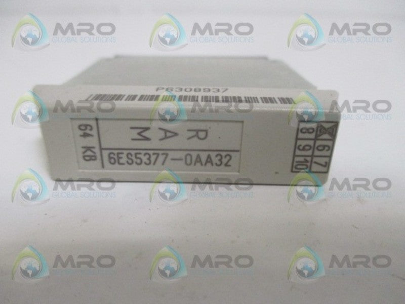 SIEMENS SIMATIC S5 6ES5377-0AA32 MEMORY MODULE 64KB  NSNP
