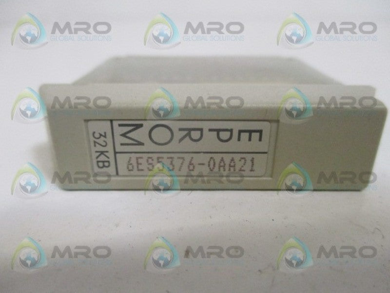SIEMENS SIMATIC S5 6ES5376-0AA21 MEMORY MODULE 32KB *USED*