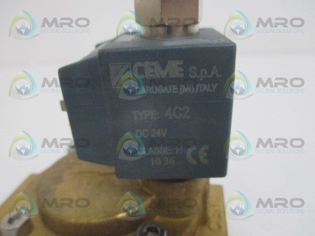 CEME 4C2 VALVE 24VDC *NEW NO BOX*