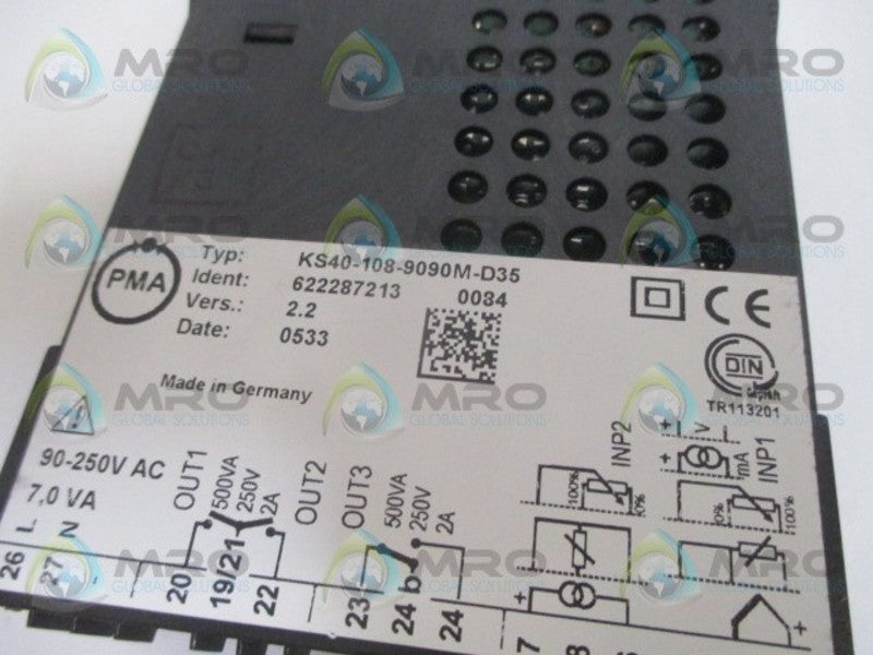 PMA KS40-108-9090M-D35 TEMPERATURE CONTROL *NEW IN BOX*