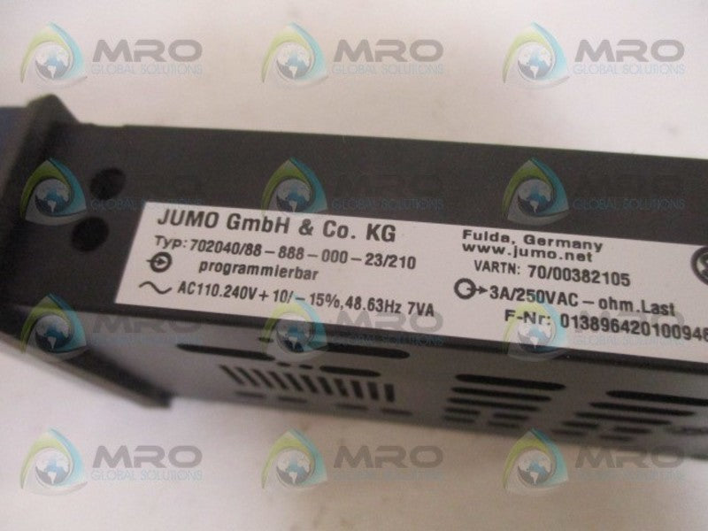 JUMBO 702040/88-888-000-22/210 TEMPERATURE CONTROLLER *NEW IN BOX*