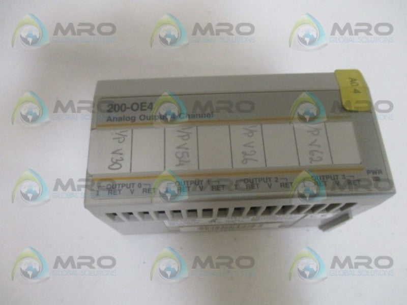 ALFA LAVAL S200-OE4 ANALOG OUTPUT *USED*