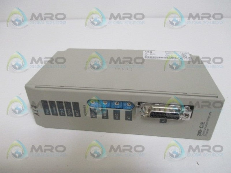 ABB 200-CIE COMMUNICATION INTERFACE ETHERNET *USED*