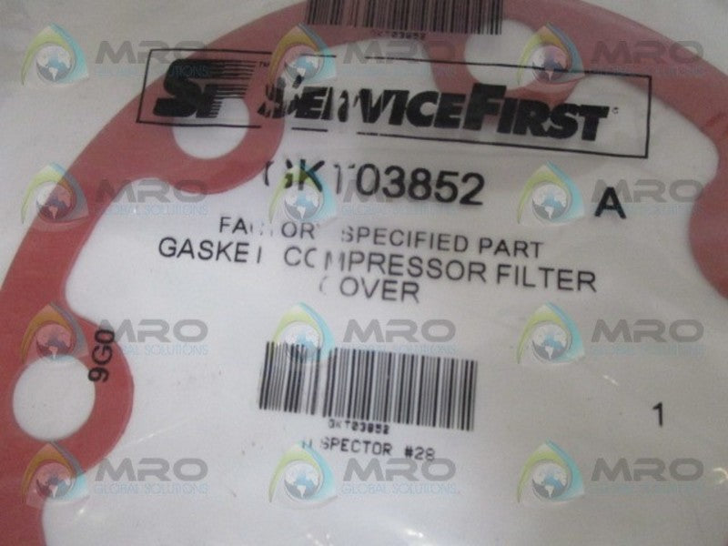 SERVICEFIRST GKT03852 GASKET *NEW IN FACTORY BAG*