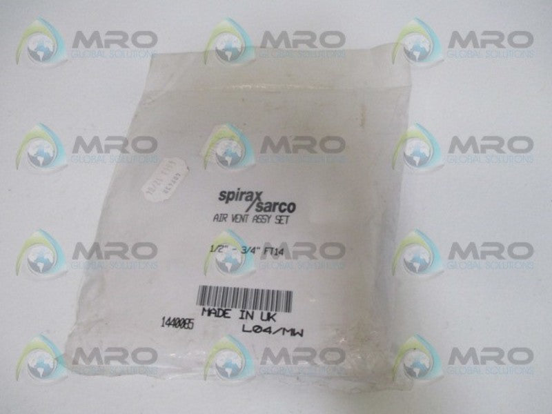 SPIRAX SARCO FT14 1440085  AIR VENT ASSEMBLY 1/2"-3/4" *NEW IN FACTORY BAG*