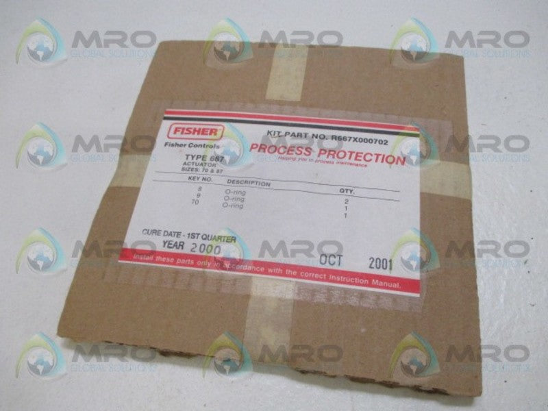 FISHER R667X000702 O-RING REPAIR KIT *NEW IN ORIGINAL PACKAGE*