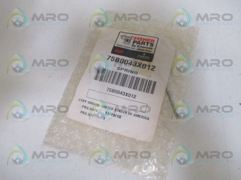 FISHER 75B0043X012 SPRING *NEW NO BOX*