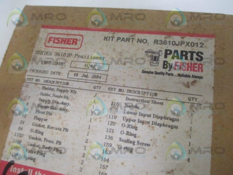 FISHER R3610JPX012 POSITIONER REPAIR KIT *NEW IN BOX*