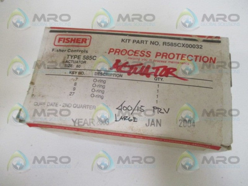 FISHER R585CX00032 ACTUATOR O-RING KIT *NEW IN BOX*
