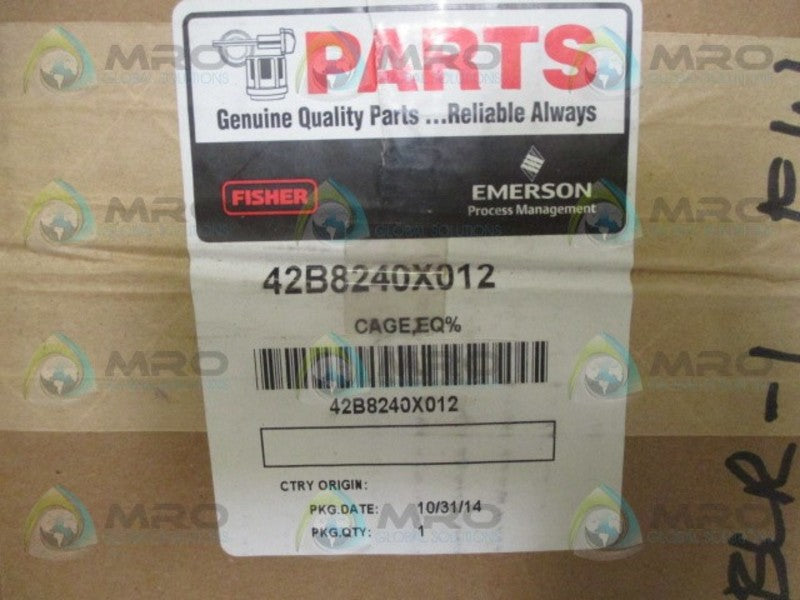FISHER 42B8240X012 CAGE *FACTORY SEALED*