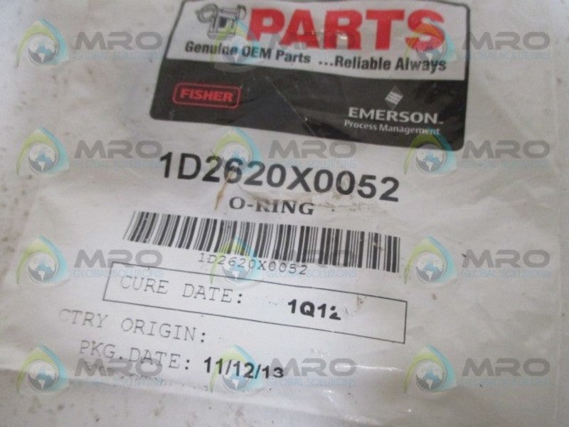 FISHER 1D2620X0052 O-RING *NEW IN FACTORY BAG*