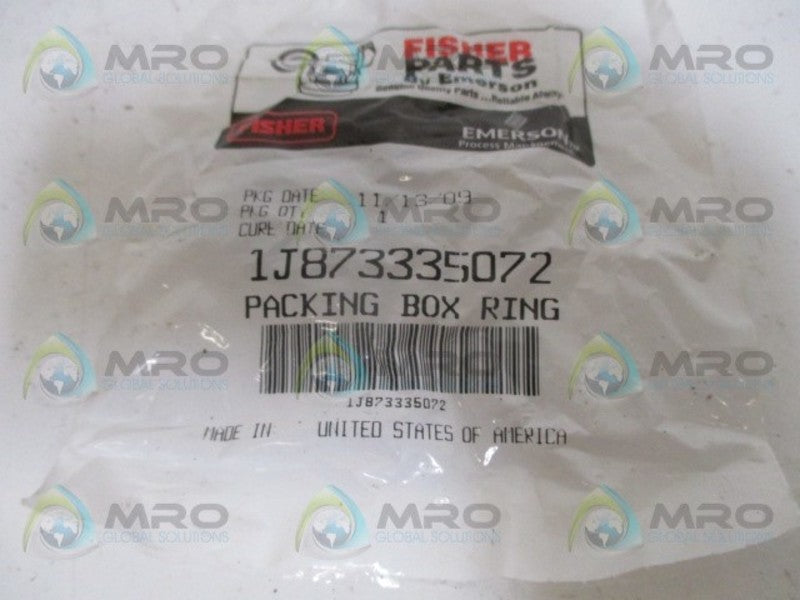 FISHER 1J873335072 PACKING BOX RING *NEW IN FACTORY BAG*