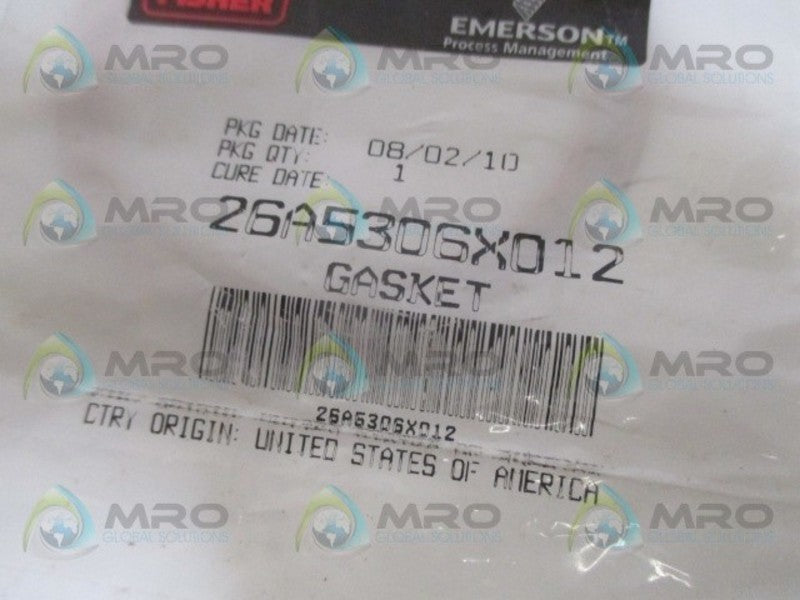 FISHER 26A5306X012 GASKET *NEW IN FACTORY BAG*