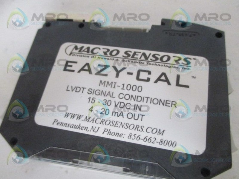 MACRO SENSORS MMI-1000 LVDT SIGNAL CONDITONER NSMP