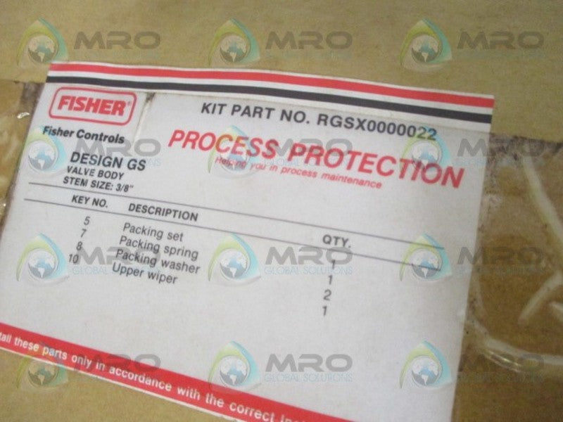 FISHER RGSX0000022 VALVE BODY KIT *NEW IN ORIGINAL PACKAGE*