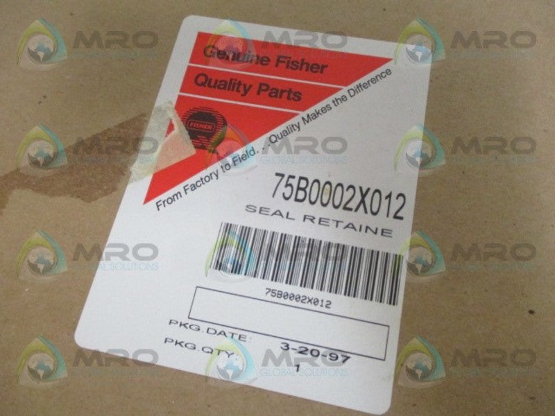 FISHER 75B0002X012 RETAINE SEAL NSMP