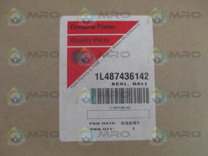 FISHER 1L487436142 BALL SEAL NSMP