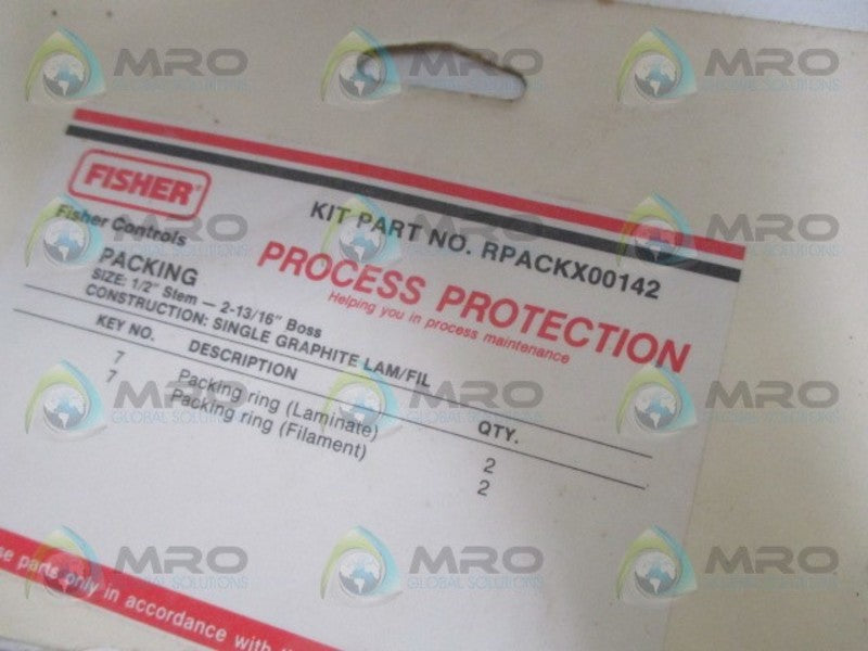 FISHER RPACKX00142 PACKING RING KIT NSMP