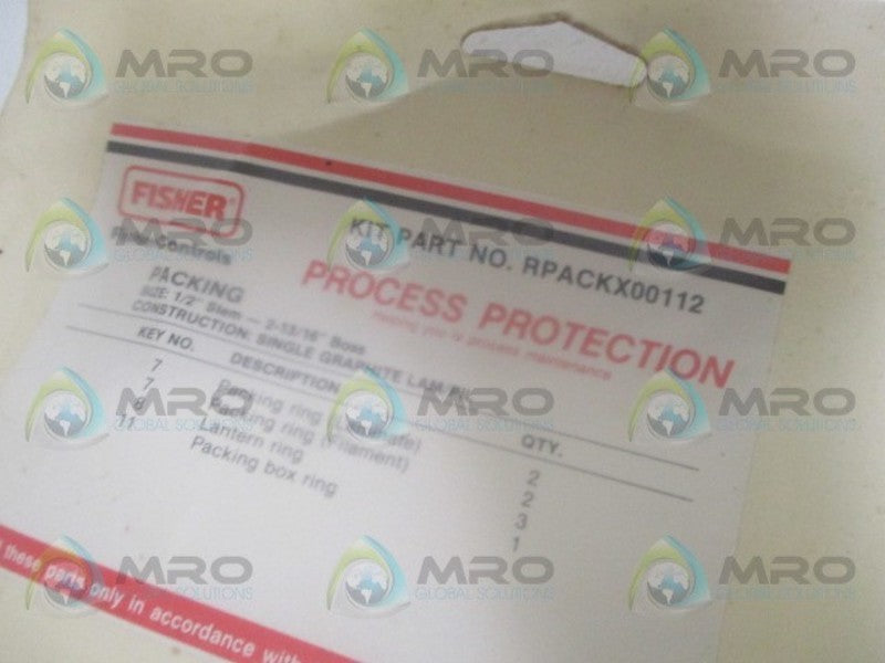 FISHER RPACKX00112 REBUILD PACKING KIT *NEW IN ORIGINAL PACKAGE*
