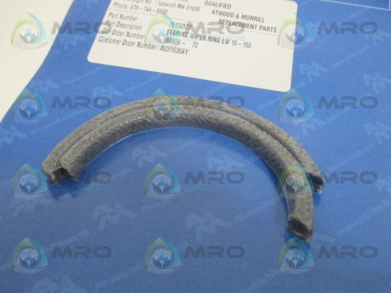 ATWOOD & MORRILL 15102573 BEARING WIPER RING NSMP