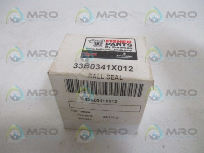 FISHER 33B0341X012 BALL SEAL *NEW IN BOX*