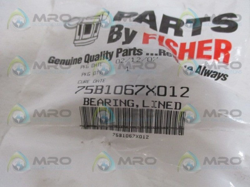 FISHER 75B1067X012 LINED BEARING *NEW IN FACTORY BAG*