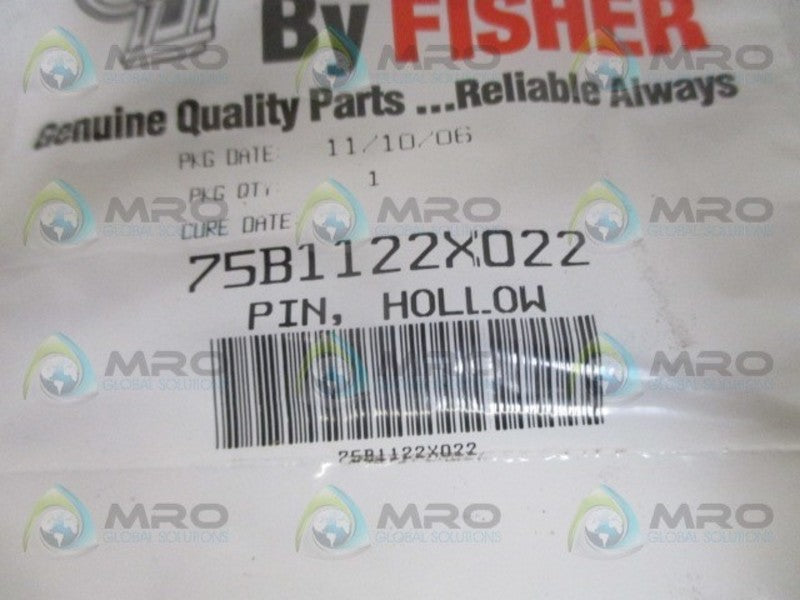 FISHER 75B1122X022 HOLLOW PIN NSMP