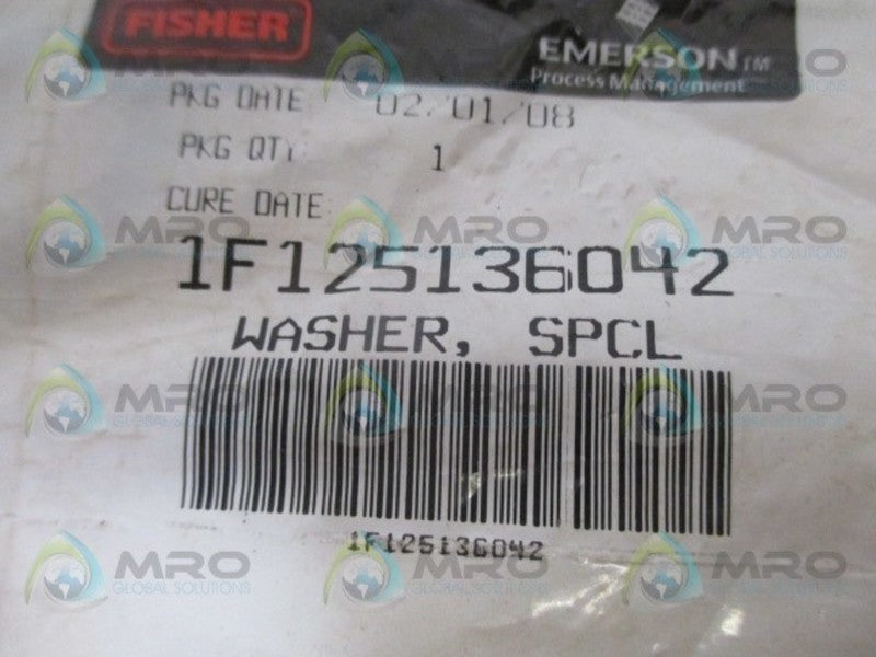 FISHER 1F125136042 WASHER  *NEW IN FACTORY BAG *
