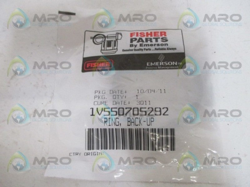 FISHER 1V550705292 BACK-UP RING *NEW IN FACTORY BAG*