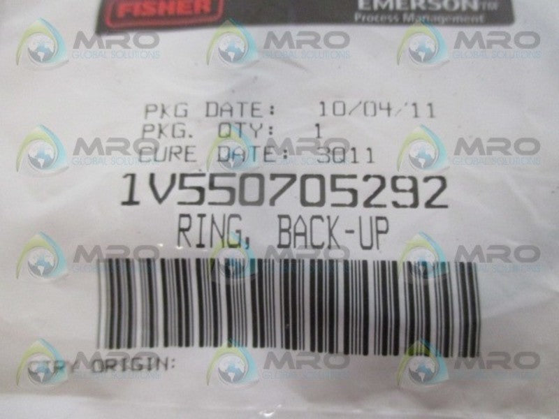 FISHER 1V550705292 BACK-UP RING *NEW IN FACTORY BAG*