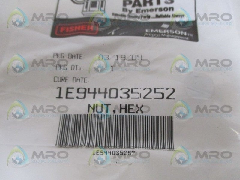 FISHER 1E944035252 HEX NUT NSMP