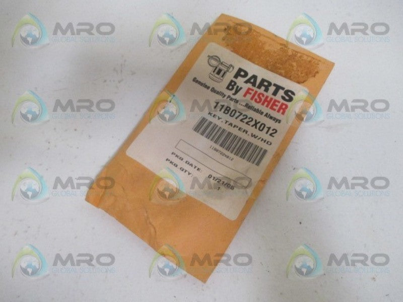 FISHER 11B0722X012 TAPER KEY WITH HD*NEW IN ORIGINAL PACKAGE*