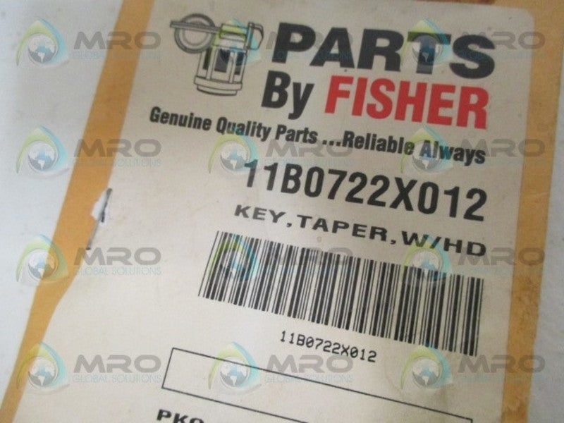FISHER 11B0722X012 TAPER KEY WITH HD*NEW IN ORIGINAL PACKAGE*
