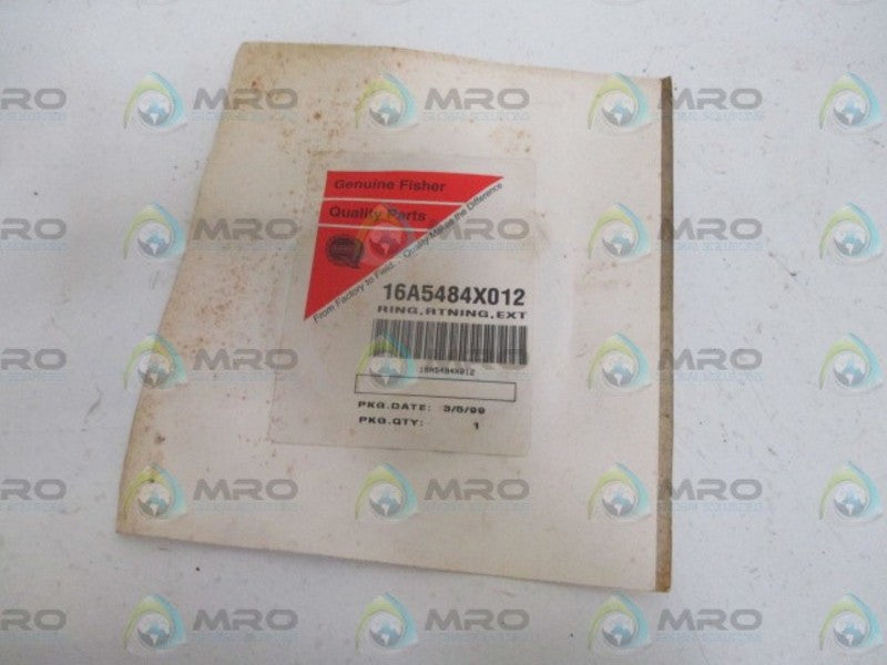 FISHER 16A5484X012 RETAINING RING *NEW IN ORIGINAL PACKAGE*
