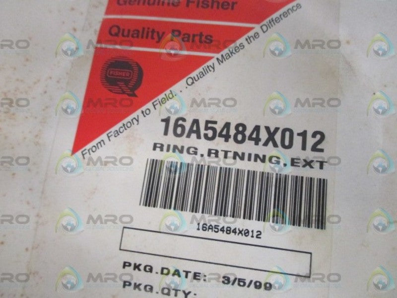 FISHER 16A5484X012 RETAINING RING *NEW IN ORIGINAL PACKAGE*