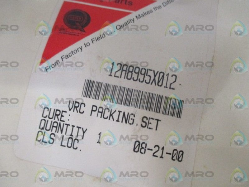 FISHER 12A8995X012 VRC PACKING SET *NEW IN ORIGINAL PACKAGE*