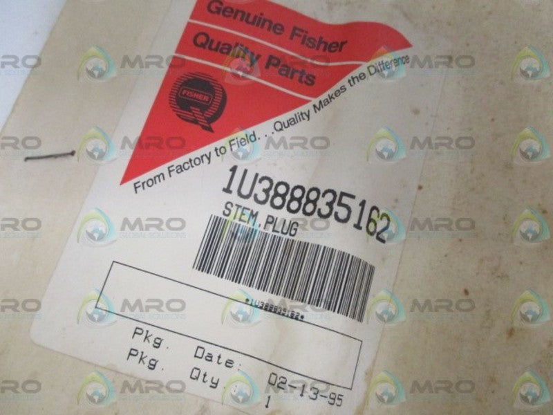 FISHER 1U388835162 STEM / PLUG *NEW IN ORIGINAL PACKAGE*