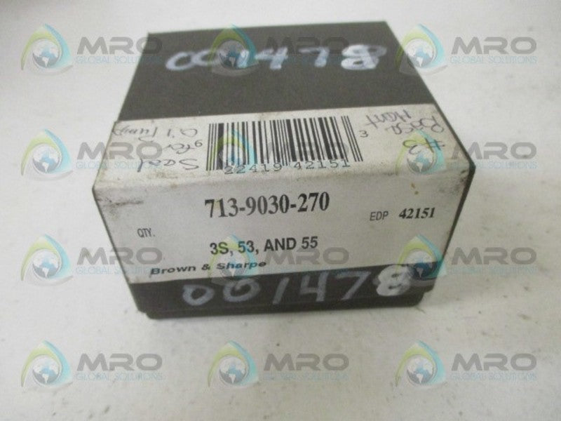 BROWN&SHARPE 713-9030-270 SEAL *NEW IN BOX*