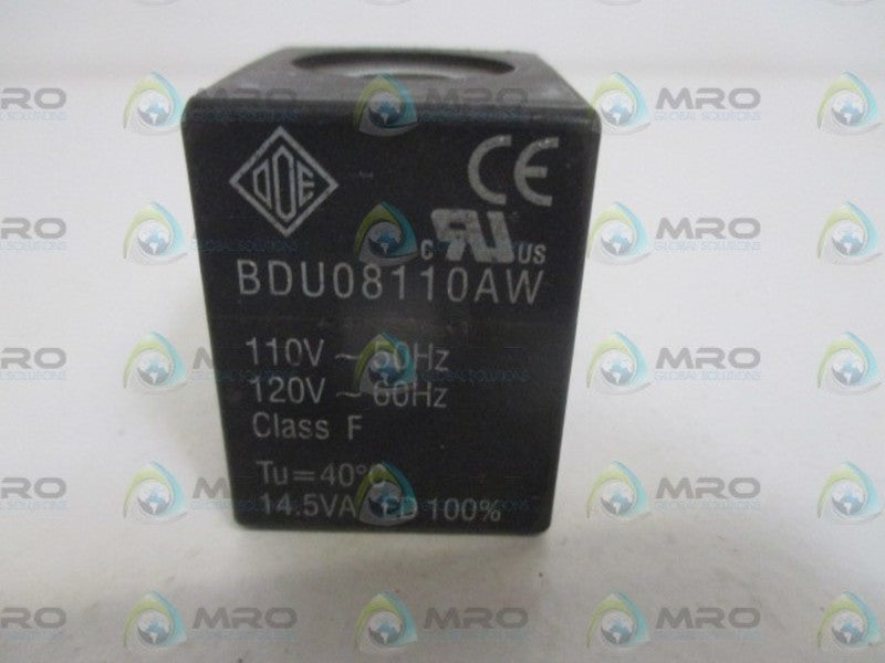 INDUSTRIAL MRO BDU08110AW COIL 120V *USED*