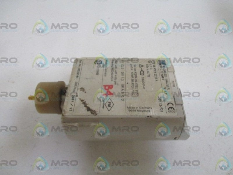 ENDRESS+HAUSER FEC12 INSERT LEVEL PROBE MODULE *USED*