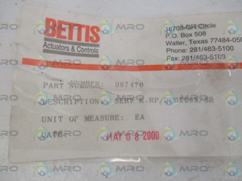 BETTIS 87470 ACTUATOR LUBRICANT *NEW NO BOX*