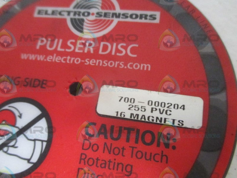 ELECTRO SENSORS 700-000204 PULSER DISC *USED*