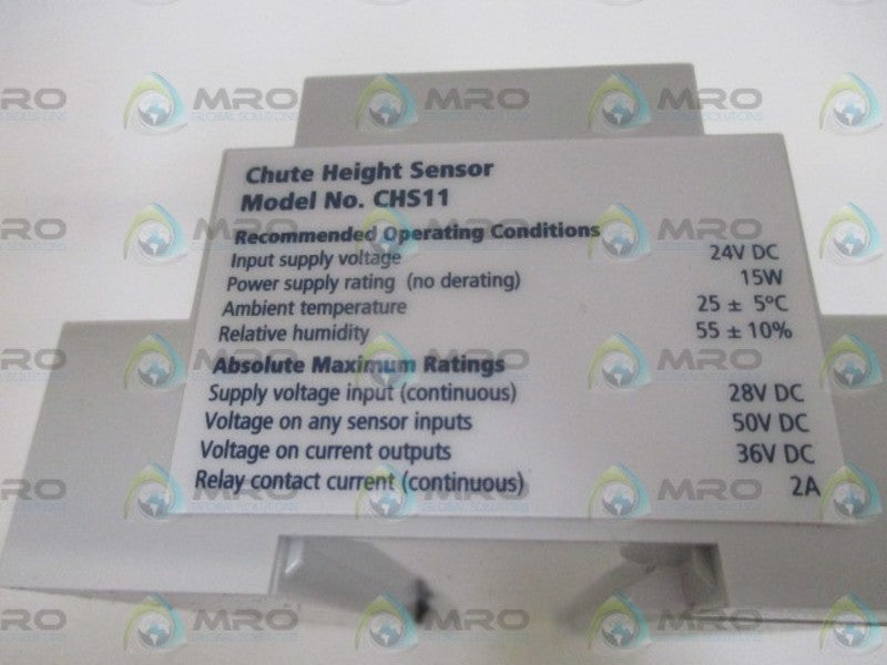 SRI CHS11 CHUTE HEIGHT SENSOR *NEW NO BOX*