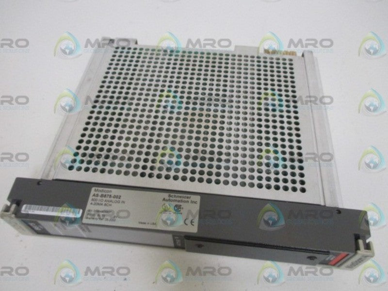 MODICON AS-B875-002 ANALOG INPUT *USED*