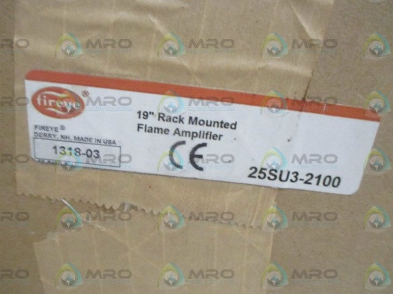 FIREYE 25SU3-2100 FLAME AMPLIFIER 19" *NEW IN BOX*