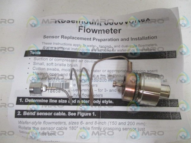 ROSEMOUNT 186581N FLOWMETER SENSOR *NEW NO BOX*
